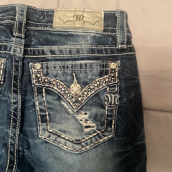 MISS ME distressed bootcut jeans - Picture 4 of 9